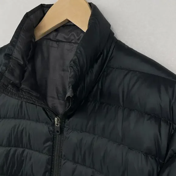 REI COOP Jacket Men L Goose Down Insulated Quilted Gorpcore Packable Nylon Black